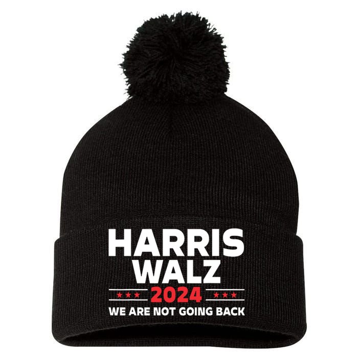 Harris Walz 2024 Kamala Harris 2024 Tim Walz 2024 Pom Pom 12in Knit Beanie