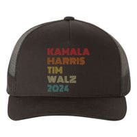 Harris Walz 2024 Kamala Harris Tim Walz Waltz Vintage Style Yupoong Adult 5-Panel Trucker Hat