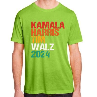 Harris Walz 2024 Kamala Harris Tim Walz Waltz Vintage Adult ChromaSoft Performance T-Shirt