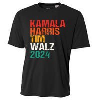 Harris Walz 2024 Kamala Harris Tim Walz Waltz Vintage Cooling Performance Crew T-Shirt