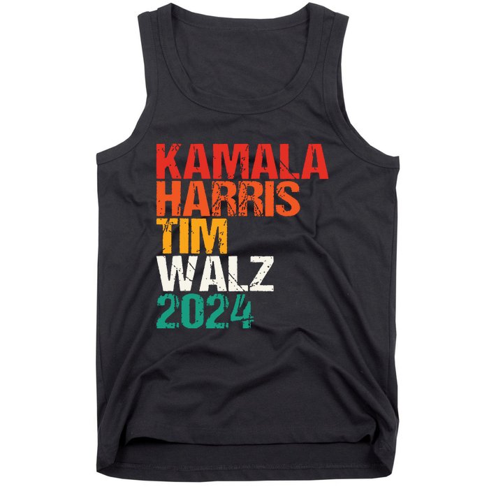 Harris Walz 2024 Kamala Harris Tim Walz Waltz Vintage Tank Top