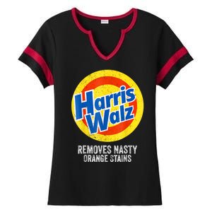 Harris Waltz 2024 Election Kamala Harris Tim Waltz 2024 Ladies Halftime Notch Neck Tee