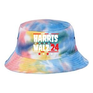 Harris Walz 2024 Tie Dye Newport Bucket Hat