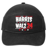 Harris Walz 2024 7-Panel Snapback Hat