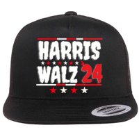 Harris Walz 2024 Flat Bill Trucker Hat