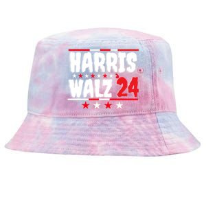 Harris Walz 2024 Tie-Dyed Bucket Hat