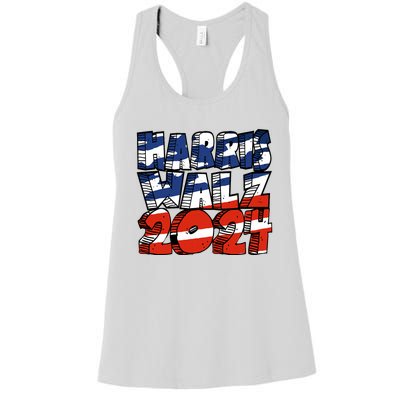 Harris Walz 2024 Women's Racerback Tank