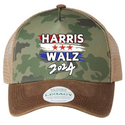 Harris Walz 2024 Kamala Harris Tim Walz Kamala Tim 2024 Legacy Tie Dye Trucker Hat