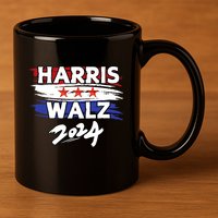 Harris Walz 2024 Kamala Harris Tim Walz Kamala Tim 2024 11oz C Handle Ceramic Mug