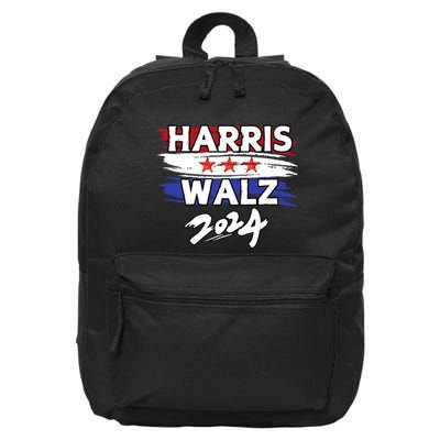 Harris Walz 2024 Kamala Harris Tim Walz Kamala Tim 2024 16 in Basic Backpack