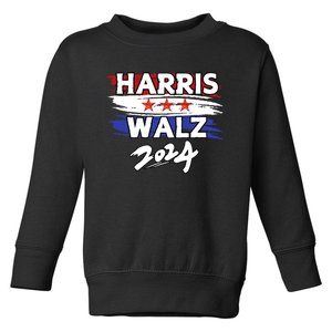 Harris Walz 2024 Kamala Harris Tim Walz Kamala Tim 2024 Toddler Sweatshirt