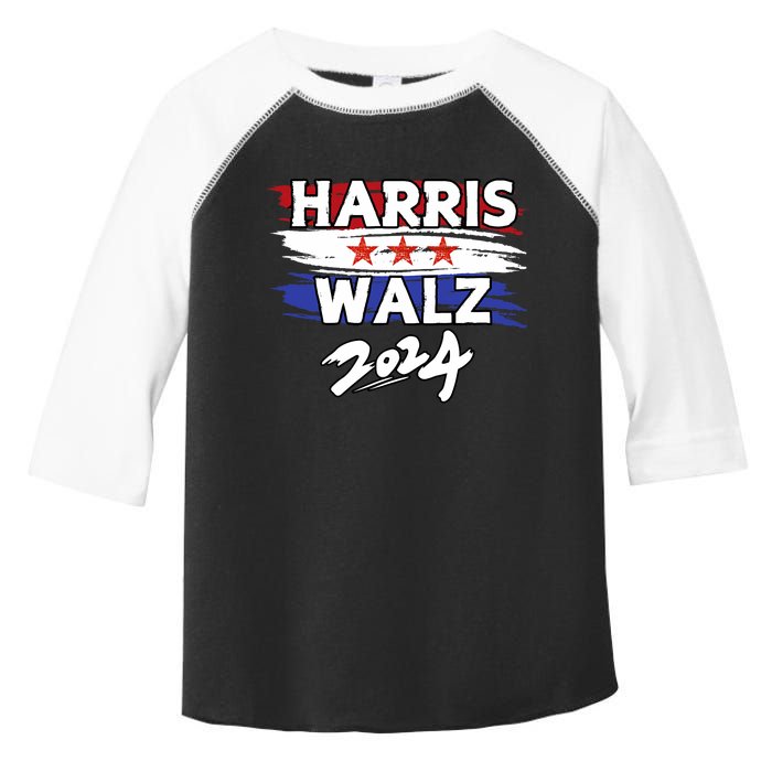 Harris Walz 2024 Kamala Harris Tim Walz Kamala Tim 2024 Toddler Fine Jersey T-Shirt