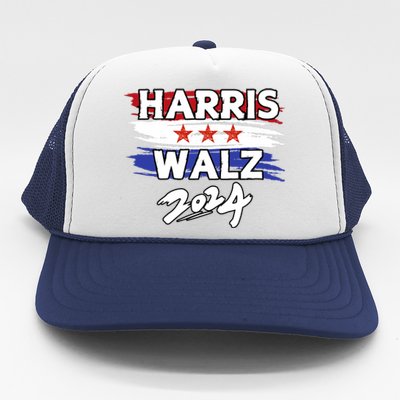 Harris Walz 2024 Kamala Harris Tim Walz Kamala Tim 2024 Trucker Hat