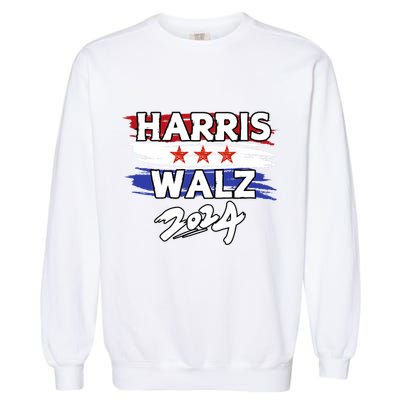 Harris Walz 2024 Kamala Harris Tim Walz Kamala Tim 2024 Garment-Dyed Sweatshirt