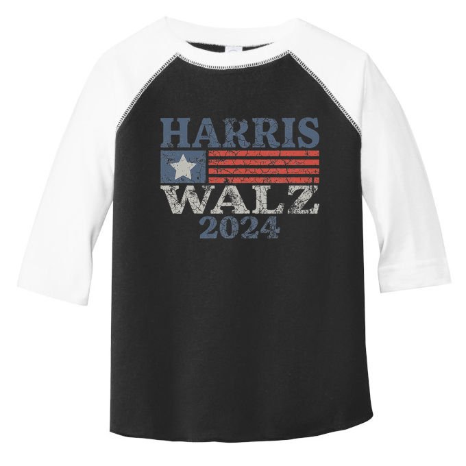 Harris Waltz 2024 Election Kamala Harris Tim Waltz 2024 Toddler Fine Jersey T-Shirt