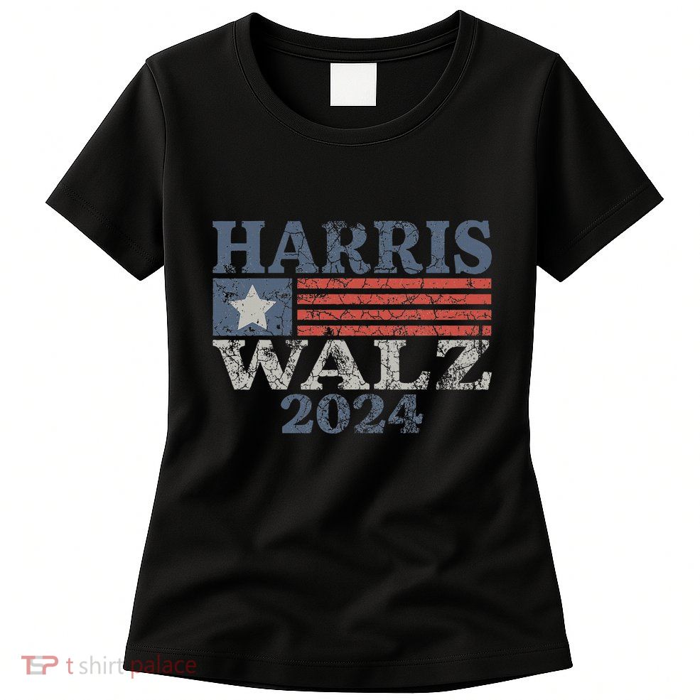 Harris Waltz 2024 Election Kamala Harris Tim Waltz 2024 Womens T-Shirt