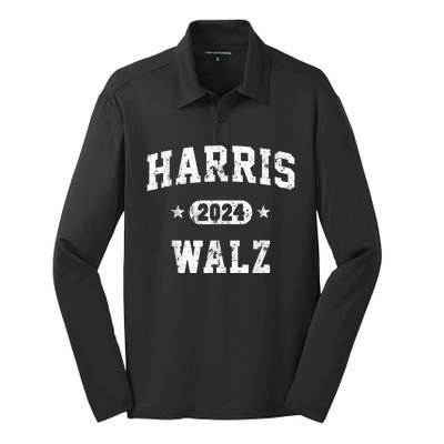 Harris Waltz 2024 Team Harris Walz 2024 Silk Touch Performance Long Sleeve Polo