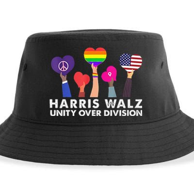 Harris Waltz 2024 Unity Over Division Sustainable Bucket Hat