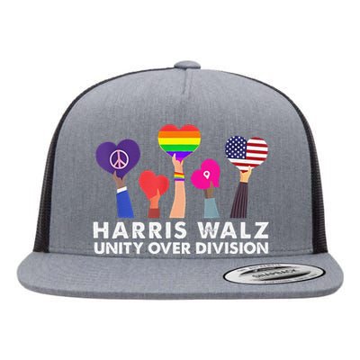 Harris Waltz 2024 Unity Over Division Flat Bill Trucker Hat