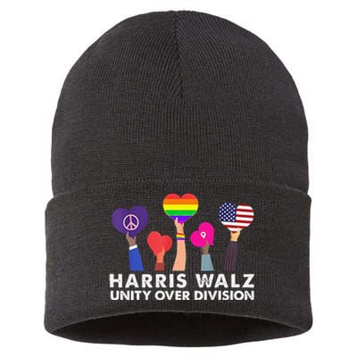 Harris Waltz 2024 Unity Over Division Sustainable Knit Beanie