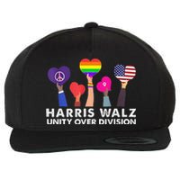 Harris Waltz 2024 Unity Over Division Wool Snapback Cap