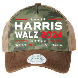 Harris Waltz 2024 Harris Tim Waltz 24 We Are Not Going Back Legacy Tie Dye Trucker Hat