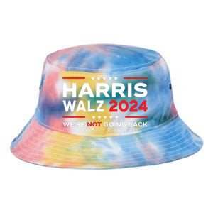 Harris Waltz 2024 Harris Tim Waltz 24 We Are Not Going Back Tie Dye Newport Bucket Hat