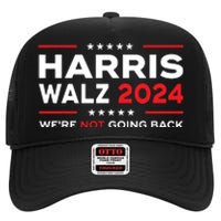 Harris Waltz 2024 Harris Tim Waltz 24 We Are Not Going Back High Crown Mesh Back Trucker Hat