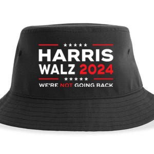 Harris Waltz 2024 Harris Tim Waltz 24 We Are Not Going Back Sustainable Bucket Hat