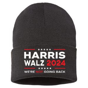 Harris Waltz 2024 Harris Tim Waltz 24 We Are Not Going Back Sustainable Knit Beanie