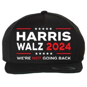 Harris Waltz 2024 Harris Tim Waltz 24 We Are Not Going Back Wool Snapback Cap