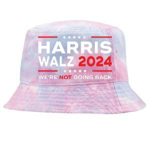 Harris Waltz 2024 Harris Tim Waltz 24 We Are Not Going Back Tie-Dyed Bucket Hat