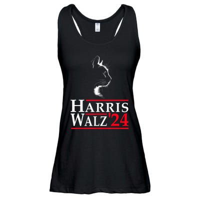 Harris Waltz 2024 Election Kamala Harris Tim Waltz 2024 Ladies Essential Flowy Tank