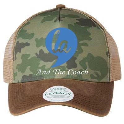 Harris Walz 2024 Comma La And The Coach Legacy Tie Dye Trucker Hat