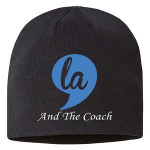 Harris Walz 2024 Comma La And The Coach Sustainable Beanie