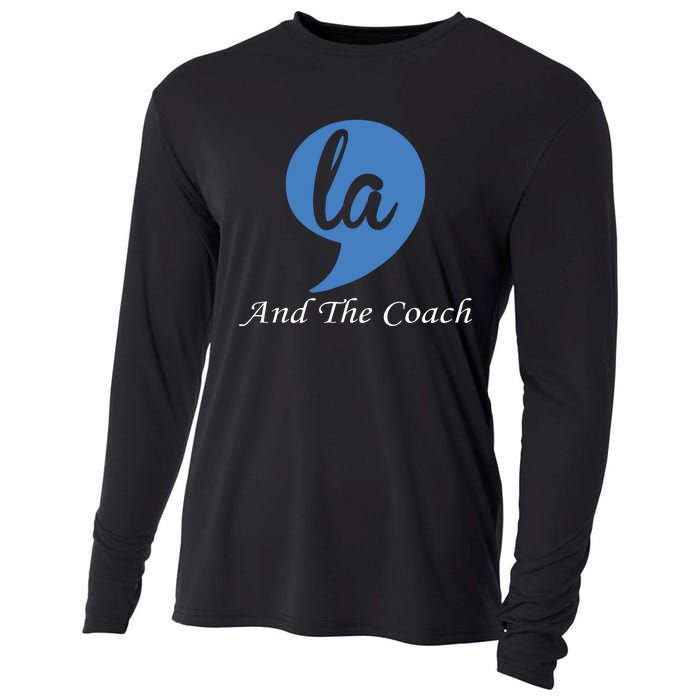 Harris Walz 2024 Comma La And The Coach Cooling Performance Long Sleeve Crew