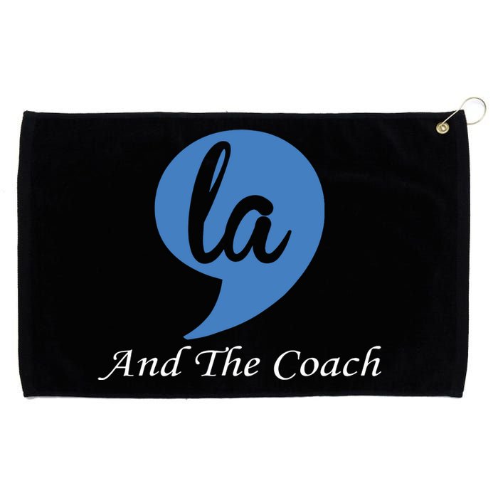 Harris Walz 2024 Comma La And The Coach Grommeted Golf Towel