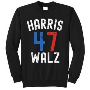 Harris Waltz 2024 47th President Election Kamala Harris Tall Sweatshirt