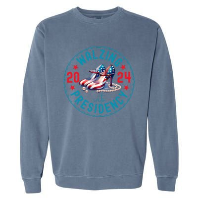 Harris Waltz 2024 Election Kamala Harris Tim Waltz Garment-Dyed Sweatshirt