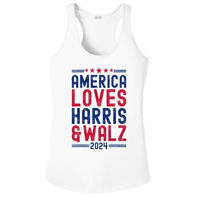 Harris Waltz 2024 Election Kamala Harris Tim Waltz Ladies PosiCharge Competitor Racerback Tank