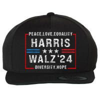 Harris Waltz 2024 Election Kamala Harris Tim Walz Waltz 2024 Wool Snapback Cap