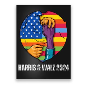 Harris Waltz 2024 Election Kamala Harris Tim Walz 2024 Pride Poster