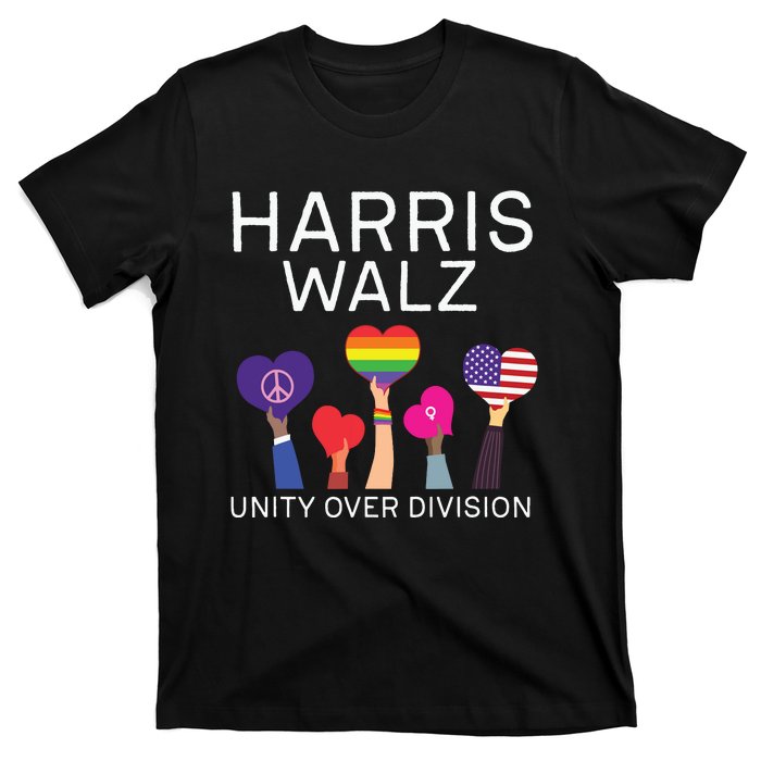 Harris Waltz 2024 Unity Over Division T-Shirt