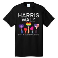 Harris Waltz 2024 Unity Over Division Tall T-Shirt