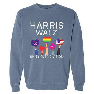 Harris Waltz 2024 Unity Over Division Garment-Dyed Sweatshirt