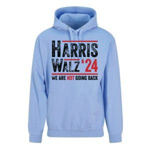 Harris Walz 2024 We Are Not Going Back Unisex Surf Hoodie