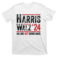 Harris Walz 2024 We Are Not Going Back T-Shirt