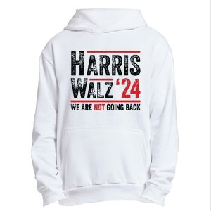 Harris Walz 2024 We Are Not Going Back Urban Pullover Hoodie