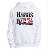 Harris Walz 2024 We Are Not Going Back Urban Pullover Hoodie