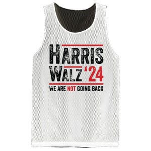 Harris Walz 2024 We Are Not Going Back Mesh Reversible Basketball Jersey Tank